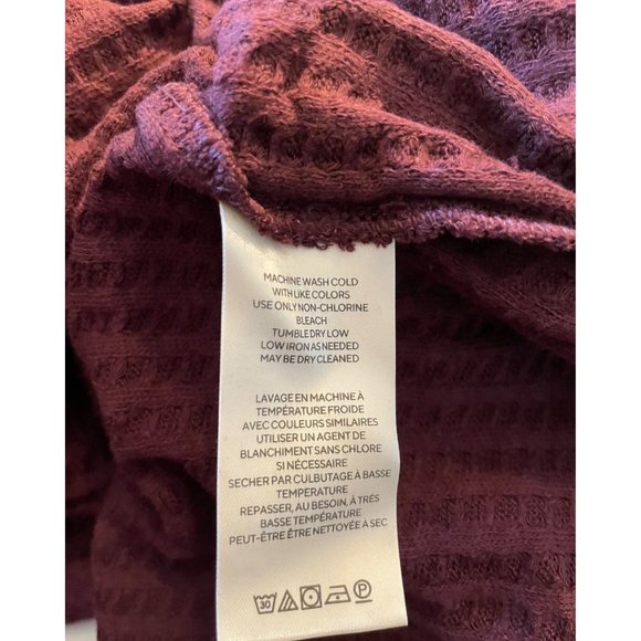 Free People Juicy Long Sleeve Thermal Sweater Size M Date Night - Picture 7 of 7